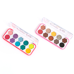 PALETA DE SOMBRAS MATTES E GLITTER POP 10 C/24 - VIVAI (4064.1.1) - ESPAÇO MAKE FRANQUEADOS