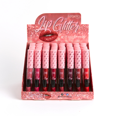 LIP GLITTER LÍQUIDO 01 AO 08 C/48 - FEBELLA (BM40115)