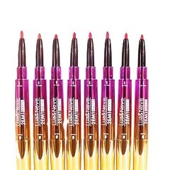 LIP LINER BATOM 2 EM 1 MATTE 01 AO 08 C/48 - LUA & NEVE (LN02287) na internet