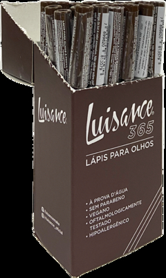 LAPIS PARA OLHOS 365 A PROVA D'AGUA MARROM C/24 - LUISANCE (L5202)