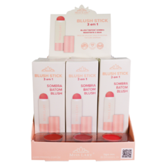 BLUSH STICK 3 EM 1 01 AO 03 C/18 - MISS LARY (ML-393)