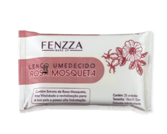 LENÇO UMEDECIDO ROSA MOSQUETA C/14 - FENZZA (FZ50016)