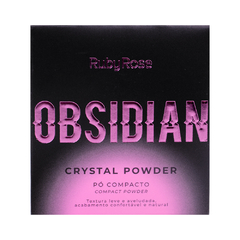 PÓ COMPACTO OBSIDIAN CRYSTAL POWDER 01 AO 05 C/36 - RUBY ROSE (HB-1800-G1) na internet