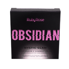 ILUMINADOR E SOMBRA CREAM MYSTIC GLAM OBSIDIAN 01 AO 04 C/24 - RUBY ROSE (HB-2600) na internet