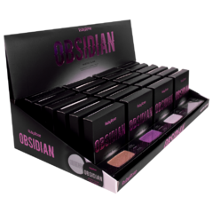 ILUMINADOR E SOMBRA CREAM MYSTIC GLAM OBSIDIAN 01 AO 04 C/24 - RUBY ROSE (HB-2600) - comprar online