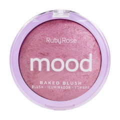 BLUSH, ILUMINADOR, SOMBRA BAKED BLUSH MOOD C/36 - RUBY ROSE (HB-6117) - loja online