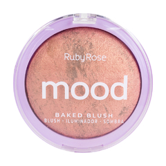 BLUSH, ILUMINADOR, SOMBRA BAKED BLUSH MOOD C/36 - RUBY ROSE (HB-6117) na internet