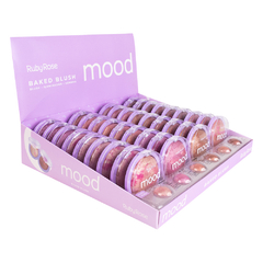 BLUSH, ILUMINADOR, SOMBRA BAKED BLUSH MOOD C/36 - RUBY ROSE (HB-6117) - comprar online