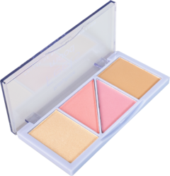 PALETA DE BLUSH E ILUMINADOR FEELS MOOD C/12 - RUBY ROSE (HB-7529-1-G1) - ESPAÇO MAKE FRANQUEADOS