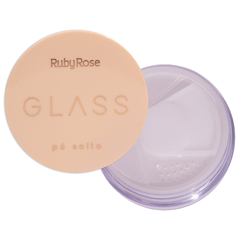 PÓ SOLTO TRANSLÚCIDO GLASS GP01 C/12 - RUBY ROSE (HB-864) na internet