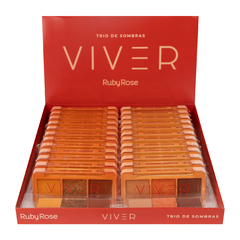 TRIO DE SOMBRAS VIVER C/24 - RUBY ROSE (HB-F528-G2)