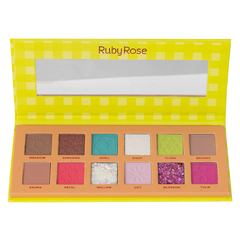 PALETA DE SOMBRAS SPRING BREEZE C/12 - RUBY ROSE (HB-F538) - ESPAÇO MAKE FRANQUEADOS