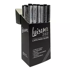 LÁPIS PARA OLHOS 365 PRETO A PROVA D'ÁGUA C/24 - LUISANCE (L5201)