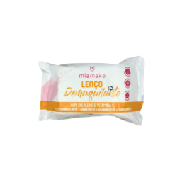 LENÇO DEMAQUILANTE COLÁGENO E VITAMINA C 4 EM 1 C/12 - MIA MAKE (462) - comprar online