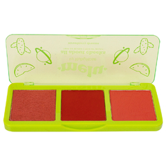 TRIO DE BLUSH STRAWBERRY DREAMS MELU C/12 - RUBY ROSE (RR-1000-3) - ESPAÇO MAKE FRANQUEADOS