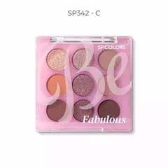 Imagem do PALETA DE SOMBRAS BE FABULOUS C/24 - SP COLORS (SP342)