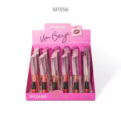 LIP GLOSS UM BEIJO 01 AO 06 C/24 - SP COLORS (SP356)