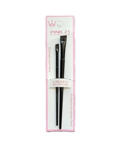 KIT COM 02 PINCEIS CHANFRADO C/12 - PINK21 (HB87238)