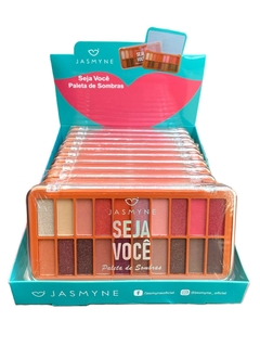 PALETA DE SOMBRAS SEJA VOCÊ 20 TONS C/12 - JASMYNE (JS12058)