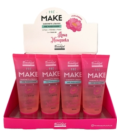 SABONETE LÍQUIDO PRÉ MAKE ROSA MOSQUETA 100ML C/12 - FACE BEAUTIFUL (FB303)