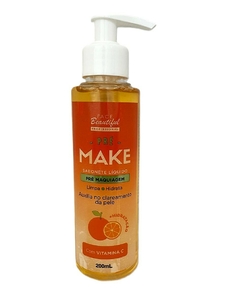 SABONETE LÍQUIDO PRÉ MAKE VITAMINA C 200ML C/12 - FACE BEAUTIFUL (FB367)