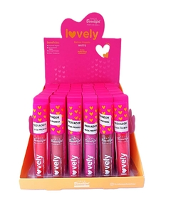 BATOM LÍQUIDO MATTE LOVELY 01 AO 06 C/36 - FACE BEAUTIFUL (BOX-A)