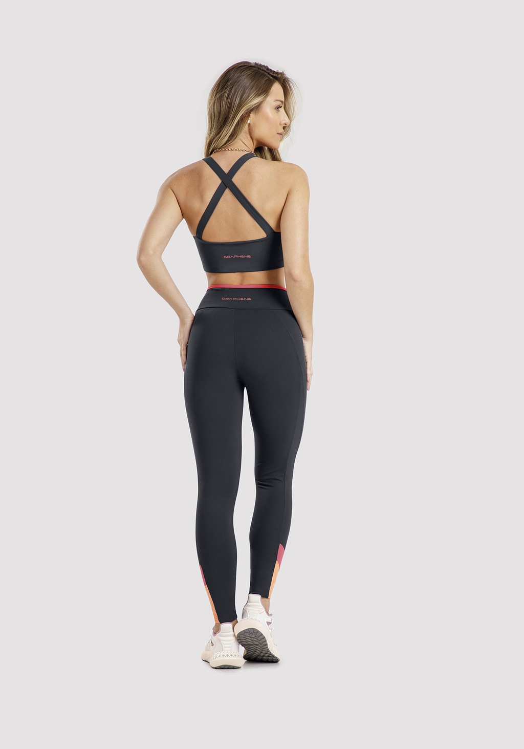 Calça Legging Cintura Alta com Filetes