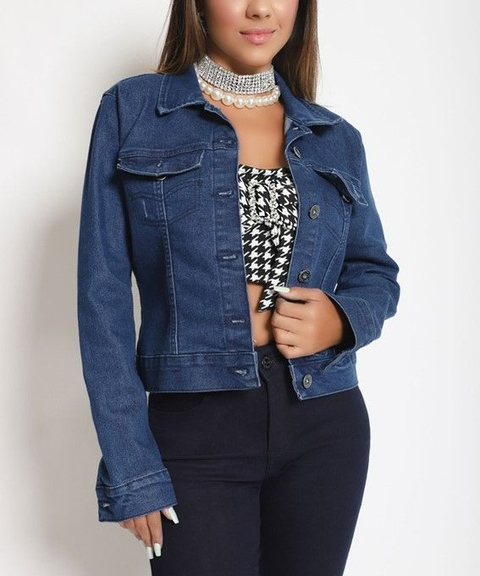 JAQUETA BIOTIPO JEANS FEMININA SLIM BABE SHOCK