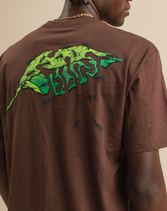 Camiseta Blunt Leaf - Marrom na internet