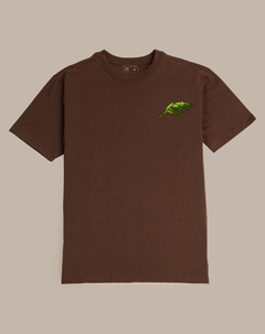 Camiseta Blunt Leaf - Marrom - comprar online