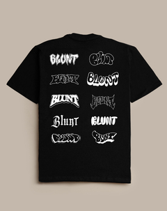 Camiseta Blunt Oversized Writings - Preta