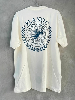 Camiseta Plano C Shield - Marfim