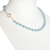 CP089-02-SD Collar jade celeste 8mm y plata 925 - comprar online