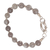 PP073-SD Pulsera cuarzo ahumado 8mm y plata 925 - comprar online