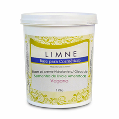 Base creme hidratante c/óleo de amendoas e semente de uva - Vegano - Limne - 1KG - loja online