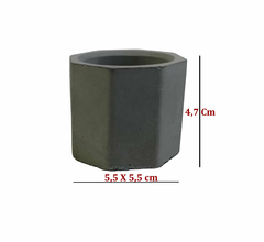 Imagem do Mini Vasinho de Concreto Rustico para Velas e Suculentas 5,5 X 5,5 x 4,7 cm