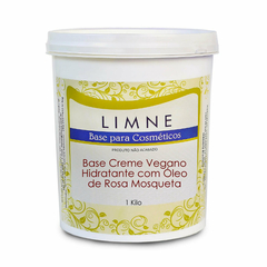 Base creme vegano hidratante com óleo de rosa mosqueta - 1 Kilo - Limne - Rose Utilidades | Loja Online