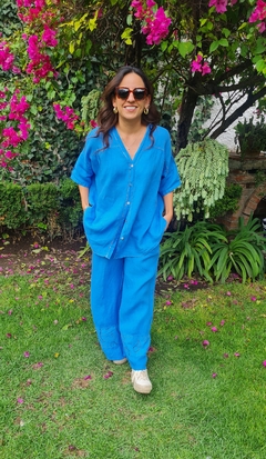 Conjunto Lino Azul