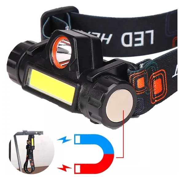 Lanterna LED COB Para Cabeça 60 Lumens Worker em oferta!