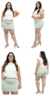 Imagem do Short Saia Plus Size Cambos