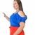 Blusa Plus Size Lisa com Babados - comprar online