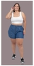 Bermuda Feminina Plus Size em Liocel - comprar online