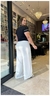 Calça Pantalona Plus Size em Airflow na internet