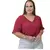 Blusa Plus Size Manga Curta com Detalhe em Renda - loja online