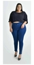 Calça Legging Jeans Plus Size