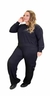 Conjunto Plus Size de Moletinho Preto - comprar online