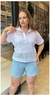 Blusa Plus Size em Crochê e Gola Colarinho + Top Malha - loja online