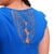 Blusa Lisa Decote em V nas costas com Renda - comprar online