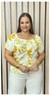 Blusa Cropped Estampada Plus Size na internet