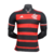 Camisa masculina do Flamengo, modelo I 24/25, na cor preta com detalhes em vermelho e patch do clube.